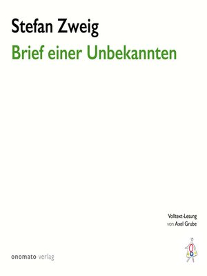 cover image of Brief einer Unbekannten